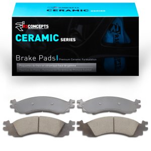 Ford Explorer Brake Pads - Front - R1 Concepts - Ceramic - `06-`12 Ford Explorer Brake Pads - Front - R1 Concepts - Ceramic - `06-`12